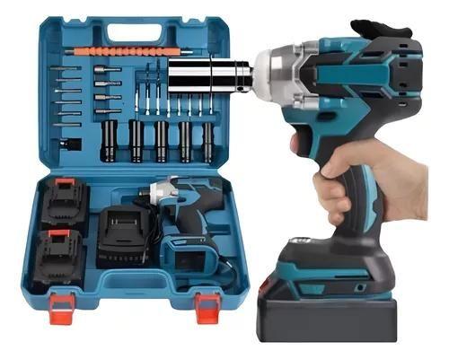 D FORCE VS-50　00X Parafusadeira Furadeira Chave De Impacto 2 Baterias 48v Biv - F